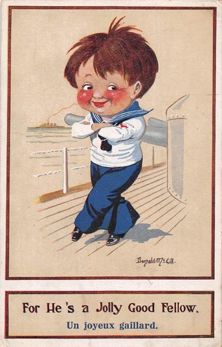 Postkarte donald mcgill wwi - postkarte,