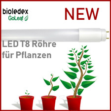 Bioledex GoLeaf LED Röhre Pflanzenlampe Vollspektrum 60cm T8 G13 Grow Anzucht