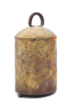 XL Antike Kuhglocke Glocke aus Metall 1,4 kg. Blech groß Vintage H 30 cm