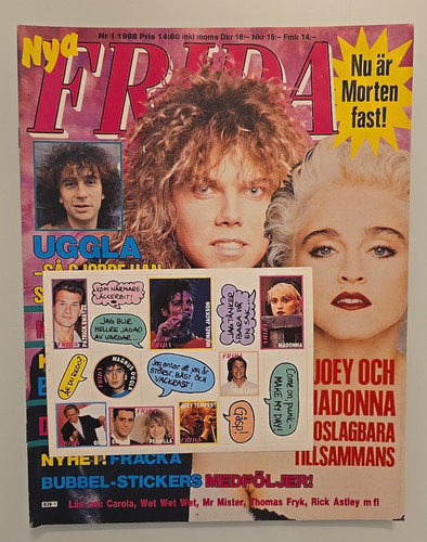 Madonna europe a very - very, rare