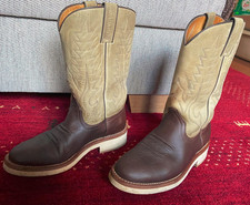 Sancho Boots Gr. 39 Stiefel Cowboy braun creme Leder