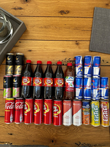 Red bull vita cola coca - red,