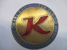 Typenschild Schild oldtimer Kässbohrer Ulm Bus Setra Anhänger LKW S49 Plakette