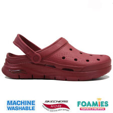 HERREN SKECHERS HYDRO MOC WANDERN PFLEGEN OUTDOOR STRAND SANDALEN SCHUHE CLOGS PAULTIERE