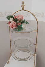 Etagere Tellerständer Gold