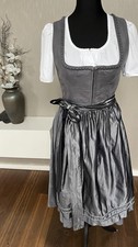 Lodenfrey Dirndl✨Grau✨ Leinen✨ wow✨ Gr. 40 somit auch 38 und 42 