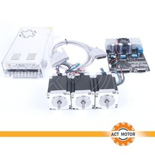 3Axis Nema23 Schrittmotor 23HS8430 3A 56mm 190oz-in + Drive TB6560+ Power supply