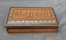 Vintage India Hand Carved Wood