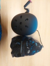 Skateboard Helm Schonerset für Kinder und Erwachsene, Inliner Schoner