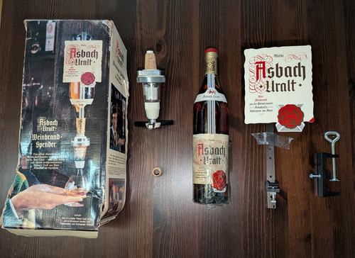 Vintage asbach uralt weinbrand - vintage,