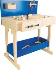 Small foot kinderwerkbank blau - small,