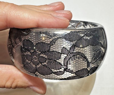 Vintage Breit Acryl Plastik