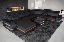 Leder Couch Sofa