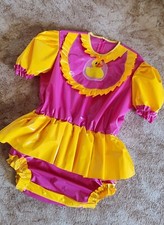 Adult Baby Body Spreizbody+ Rock KLEID Windelbody DIAPER SPREIZHOSE PVC LACK  XL