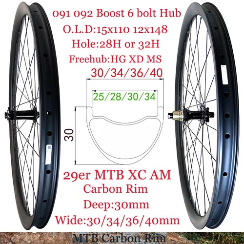 29er mtb carbon - am, boost