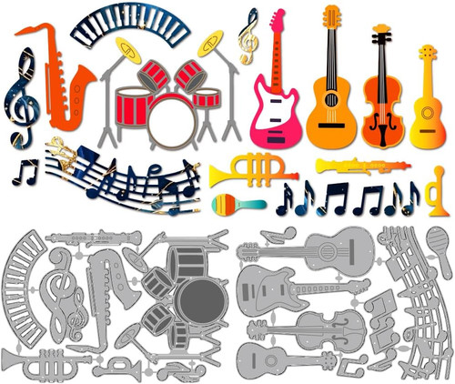 Gitarre klavier metall - gitarre,