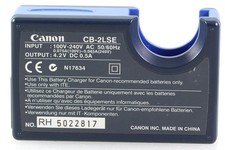 Original Canon Ladegerät Battery Accu Charger CB-2LSE für NB-1L NB-1LH