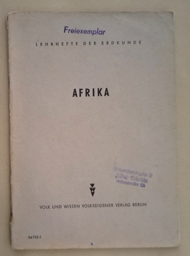 Ddr lehrheft der erdkunde - der,