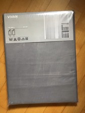 IKEA  *VIVAN 2  VORHANG SCHALS . 2X 145X300 cm GRAU.  NEU OVP