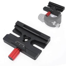 Klemme Clamp für Arca-Swiss Fit Manfrotto Gitzo Schnellwechselplatte Stativkopf
