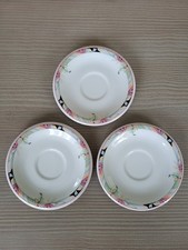 3x Untertrassen Teller Mitterteich Bavaria Germany *Neuwertig*