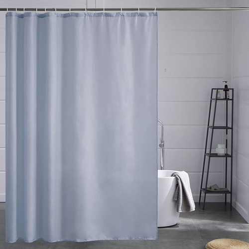Duschvorhang grau blau 180x210 - duschvorhang,