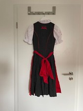 3Tlg Dirndl Damen Set Trachtenkleid Bluse Schürze Neu Wiesn Gr 34 36 38 40 42 44