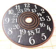 1 ältere neuwertige Zifferblatt Pappe für Jockele Schwarzwalduhr Kuckucksuhr SEL