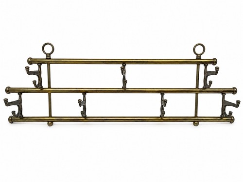 Vintage messing garderobe - messing,