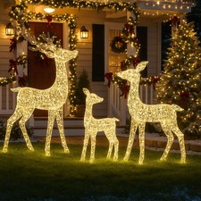 LED Rentiere Rentierfamilie