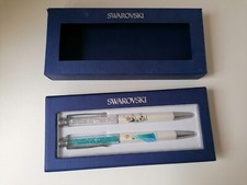 SWAROVSKI* Kugelschreiber Frozen Disney Olaf ➕Anna Crystalline türkis weiß NEU