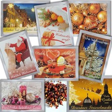 Postkarte gefüllt mit Tee