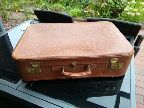 50er vintage lederkoffer - 50er,