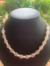 Goldene Halskette am Double 80er Jahre, 64 cm, Modeschmuck.    241