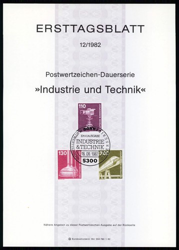 Brd bund etb - bund, ersttagsblatt