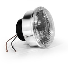 4" H4 Scheinwerfereinsatz Echtglas-Lichtscheibe Universal ECE Motorrad Auto 