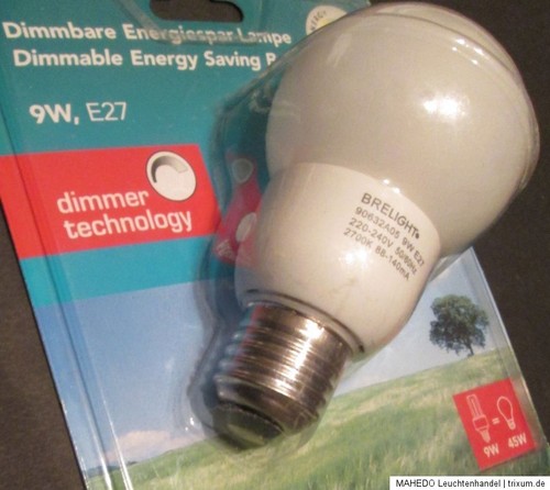 Dimmbare energiesparlampe - dimmbare,