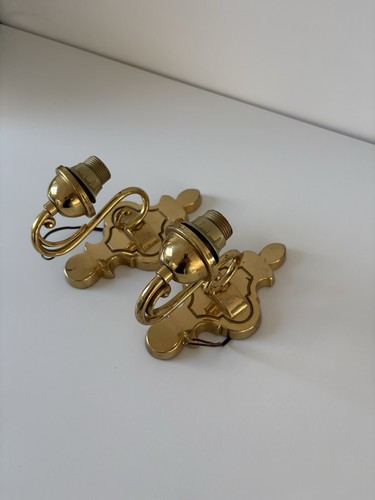 Vintage wandlampen messing - wandlampen,