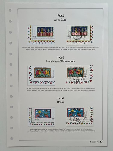 Bund james rizzi schmuckbeleg - bund,