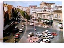 Seltene AK San Fernando, Cadiz. Avenida del Generalisimo. Ortsansicht, Straßenpa