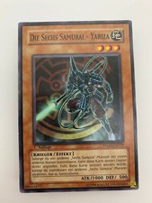 Yugioh Karte 1. Auflage DIE SECHS SAMURAI - YARIZA Monsterkarte STON-DE009 846