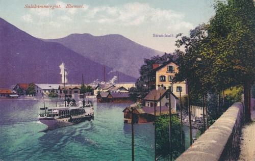 Aus ebensee mit dampfer - ebensee,