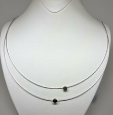 Collier 750/18 K Weissgold