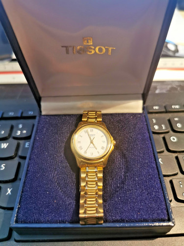 Tissot rosegoldene damenuhr - tissot,