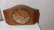 alte Pendeluhr / Wanduhr / Tischuhr mit Schlag , VHS ( 12 )