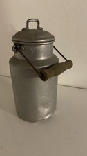 Alte Milchkanne Blech antik Alu