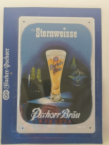 Blechschild hacker pschorr - blechschild,