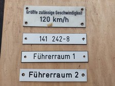 Konvolut Schilder Baureihe 141