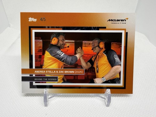 Topps mclaren set andrea - f1,
