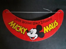 Micky Maus - SONNENBLENDE (Rot) - Rarität der 60er-Jahre!!